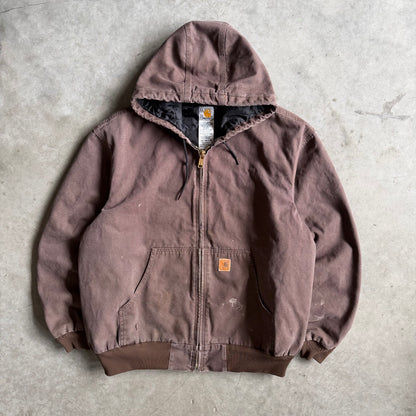 Carhartt ‘J280 DKB’ Dark Brown Quilt Lined Active Jacket