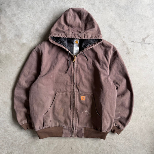 Carhartt ‘J280 DKB’ Dark Brown Quilt Lined Active Jacket