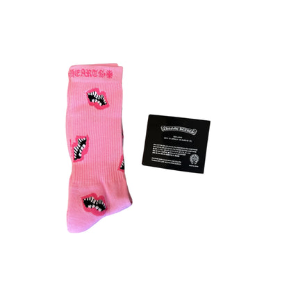 Chrome Hearts Matty Boy Chomper Socks - Pink