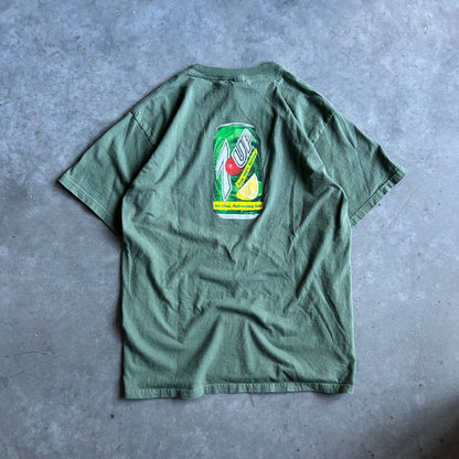 Vintage 7-Up “100% Natural” Quote Tee