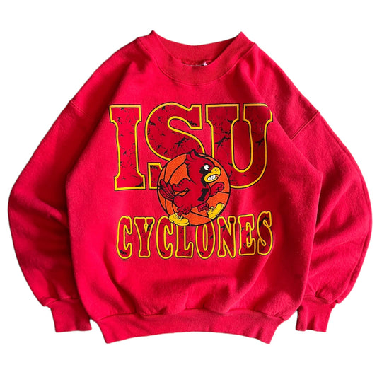 Vintage ISU Cyclones Basketball Red Sweatshirt