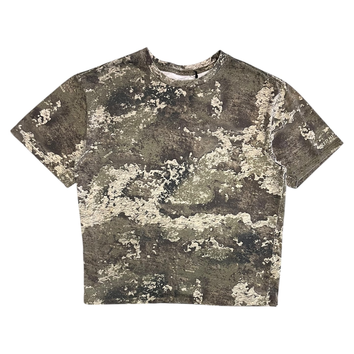 Y2K Red Head Strata Camo Tee