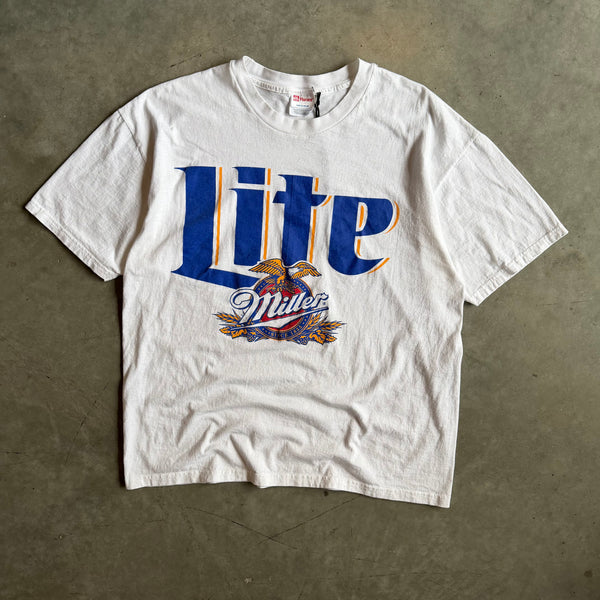 Vintage Miller Lite Big Logo Beer Tee