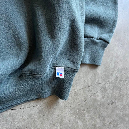 Vintage Pine Forest Slate Green Russell Athletic Sweatshirt