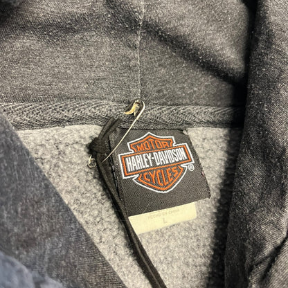 Women’s Harley Davidson Grey And Pink Bling Hoodie