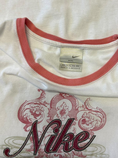 Women’s Vintage White Nike Silver Tag T Shirt