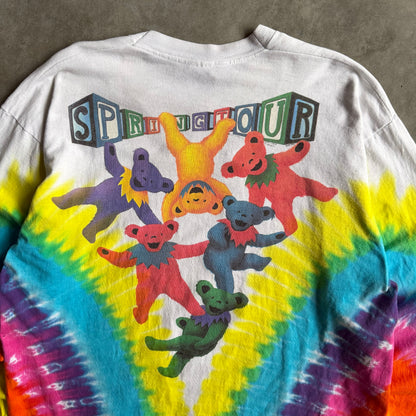 Vintage Grateful Dead ‘91 Spring Tour Juggling Bears Tie Dye Longsleeve