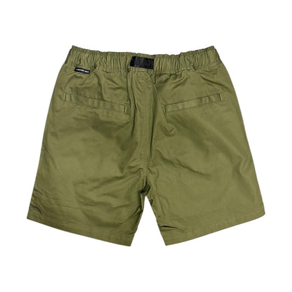 A Bathing Ape Army Green Cargo Belt Shorts