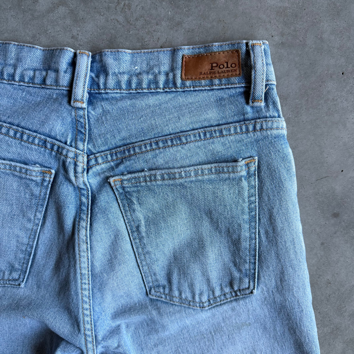 Polo Ralph Lauren Light Blue Cropped Flare Jeans