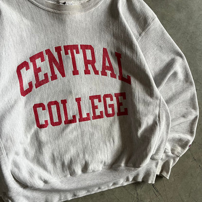 Vintage Champion Reverse Weave Central College Crewneck