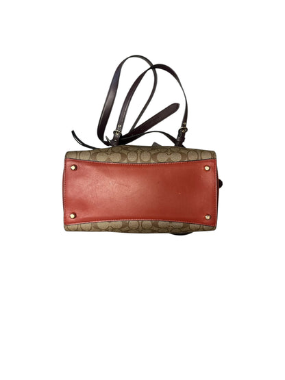 2021 Coach Kleo Carryall in Signature Canvas Khaki/Multi Handbag
