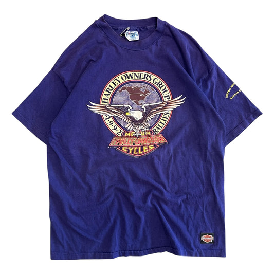 Vintage Harley Davidson H.P.G Approved Eagle Tee