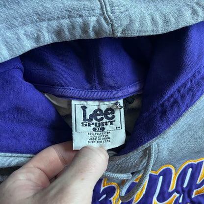Y2K Minnesota Vikings Gray & Purple Accent Hoodie