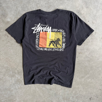 Stussy Rasta Flag & Quote Tee