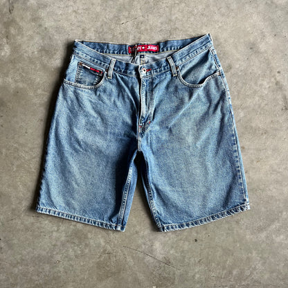 Y2K Tommy Hilfiger Logo Patch Jorts
