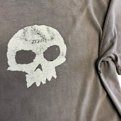 Vintage Zero Skateboards Skull Fader T Shirt