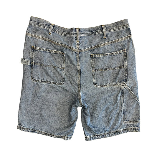 Vintage Rugged Wear Light Wash Denim Jean Shorts ￼