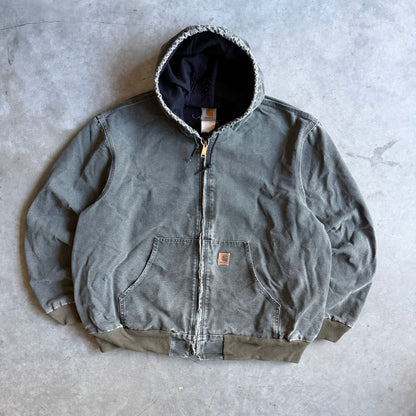 Vintage Carhartt ‘J25 MOS’ Moss Green Thermal Lined Active Jacket