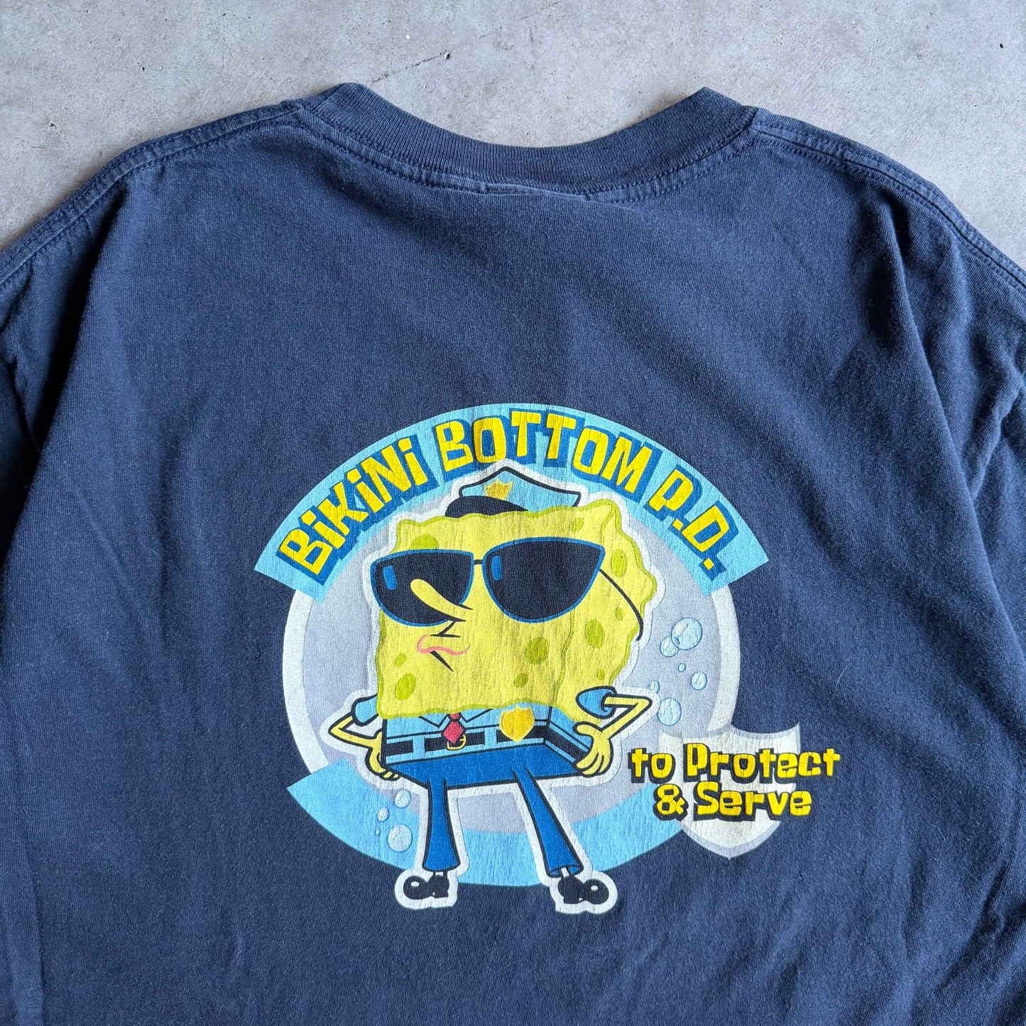 Vintage SpongeBob Bikini Bottom P.D. T Shirt