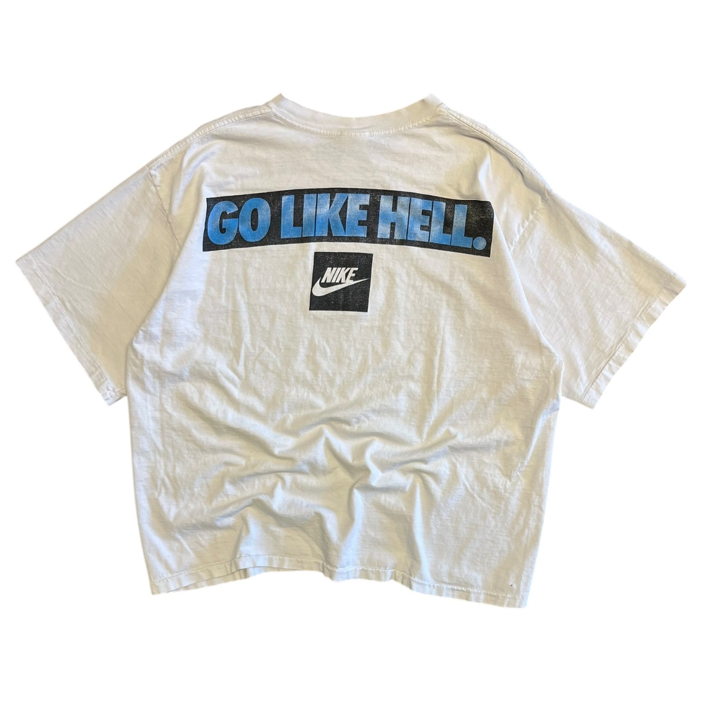 Vintage Nike ‘Go Like Hell’ White Tee