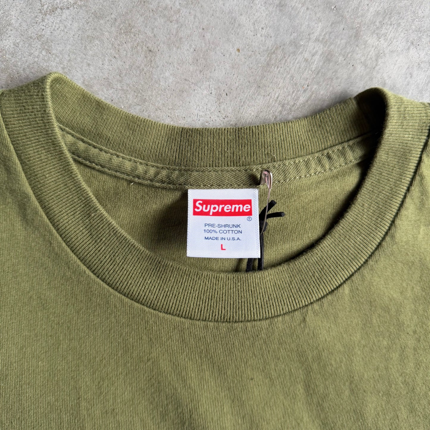 Supreme FW18 “Guts” Army Green Tee