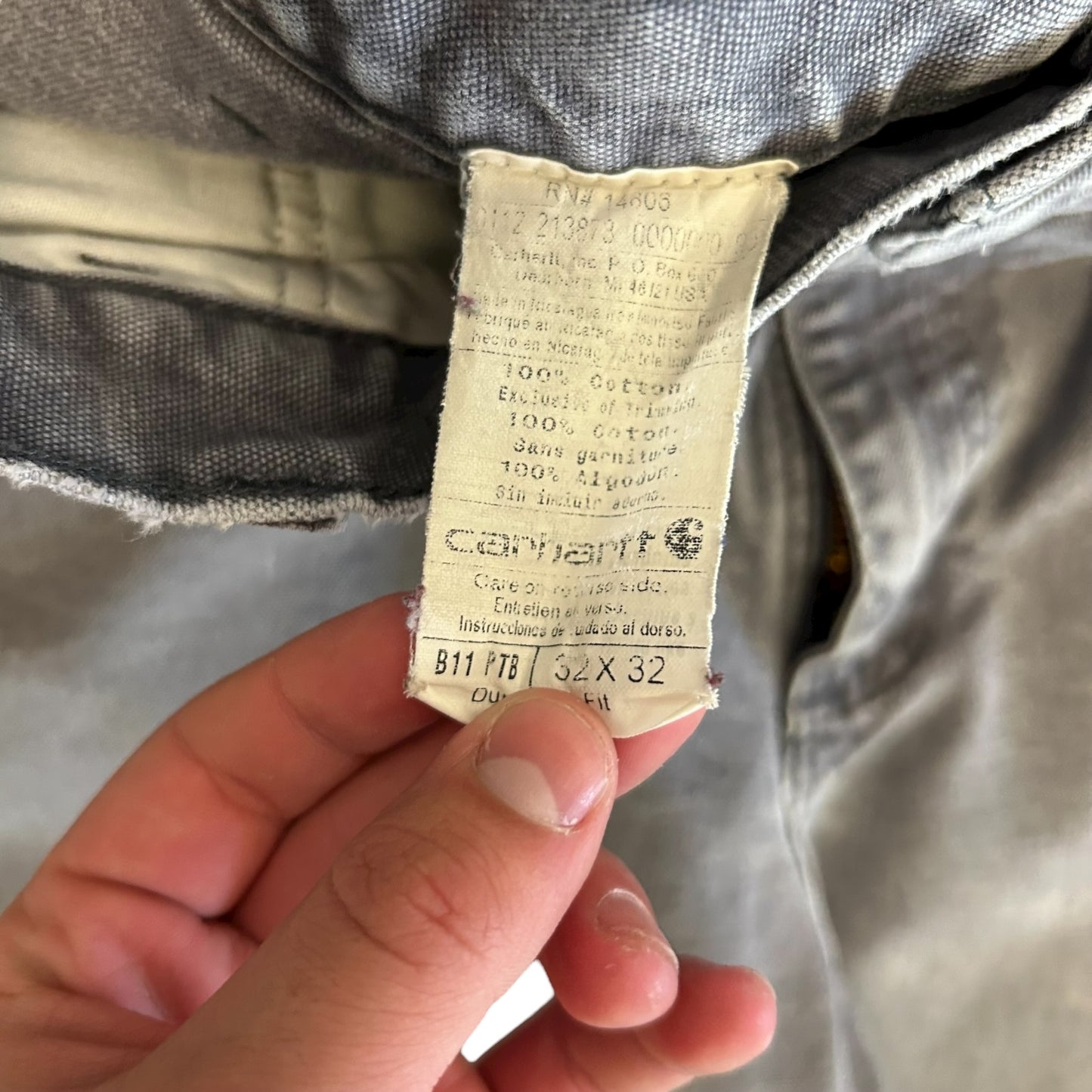 Carhartt ‘B11 PTB’ Dungaree Fit Carpenter Pants