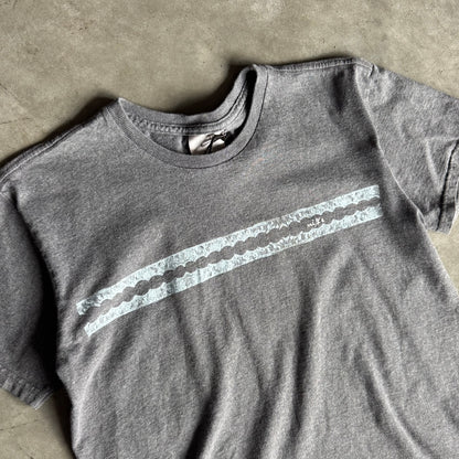 Women’s Y2K Nike Grey Surfer Stripes Boxy Tee
