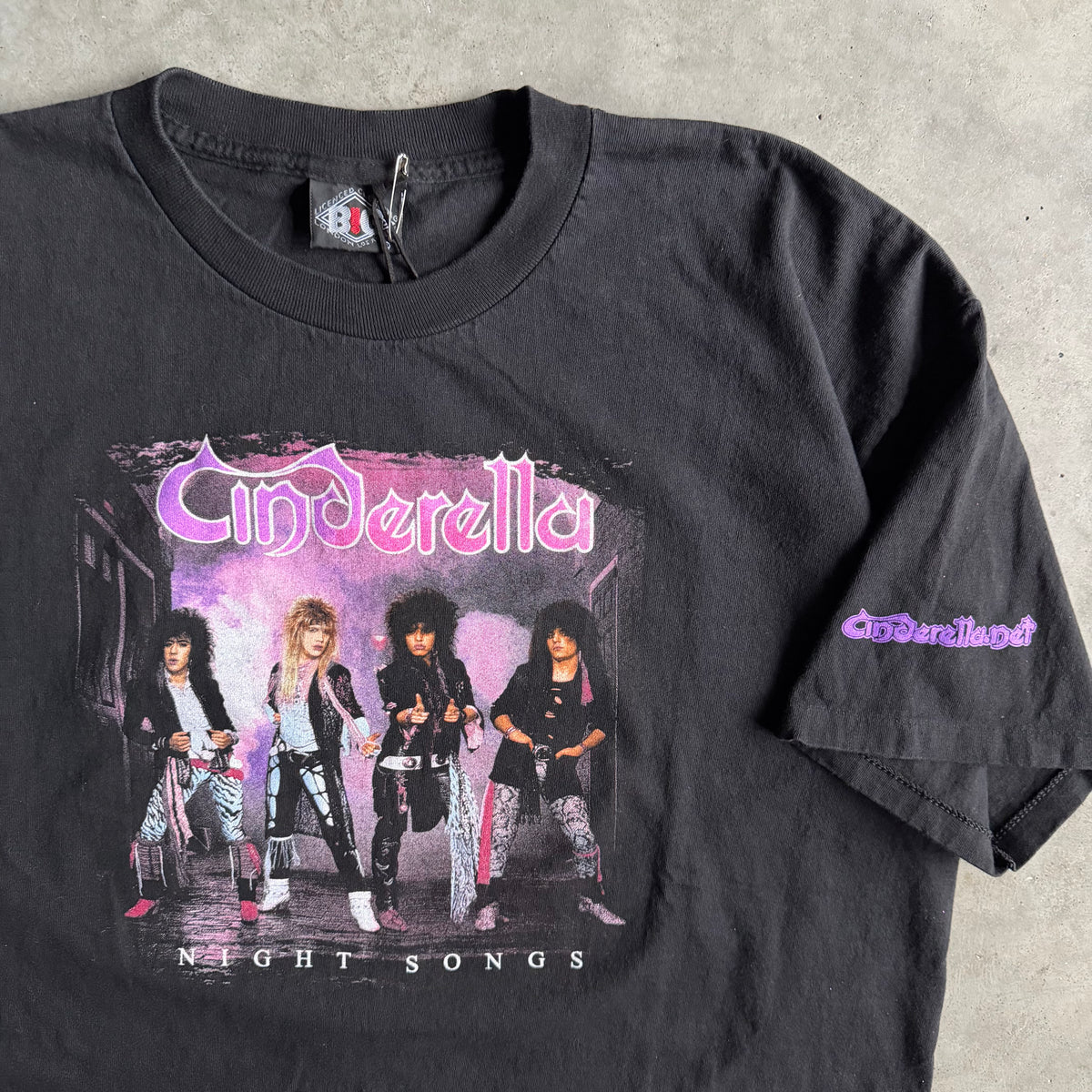Vintage Cinderella ‘Night Songs’ I Need A Shot Of Gasoline T Shirt