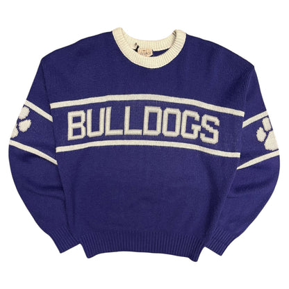 Vintage Cliff Engle Drake University Bulldogs Knit Sweater