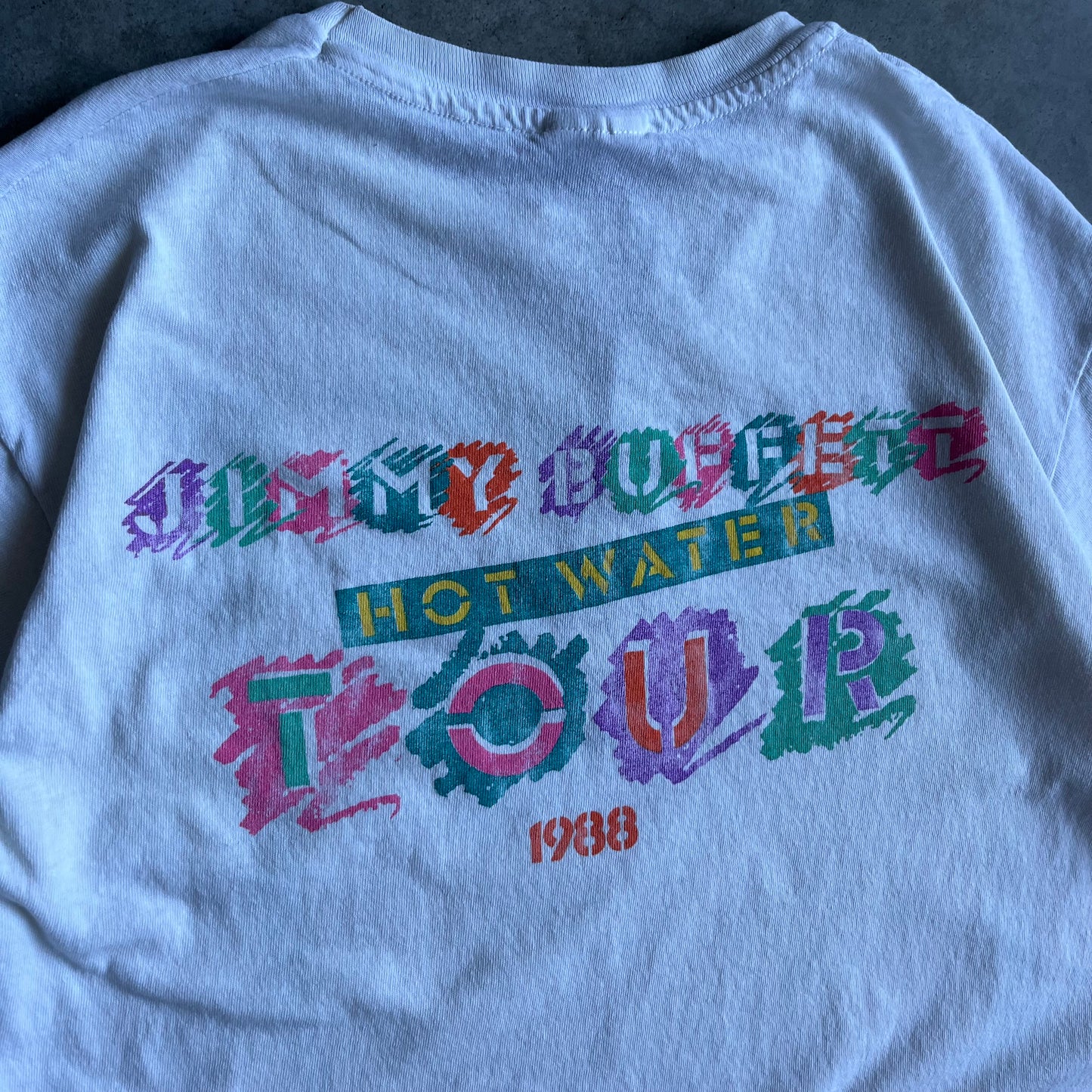 1988 Jimmy Buffett Hot Water Tour Tee