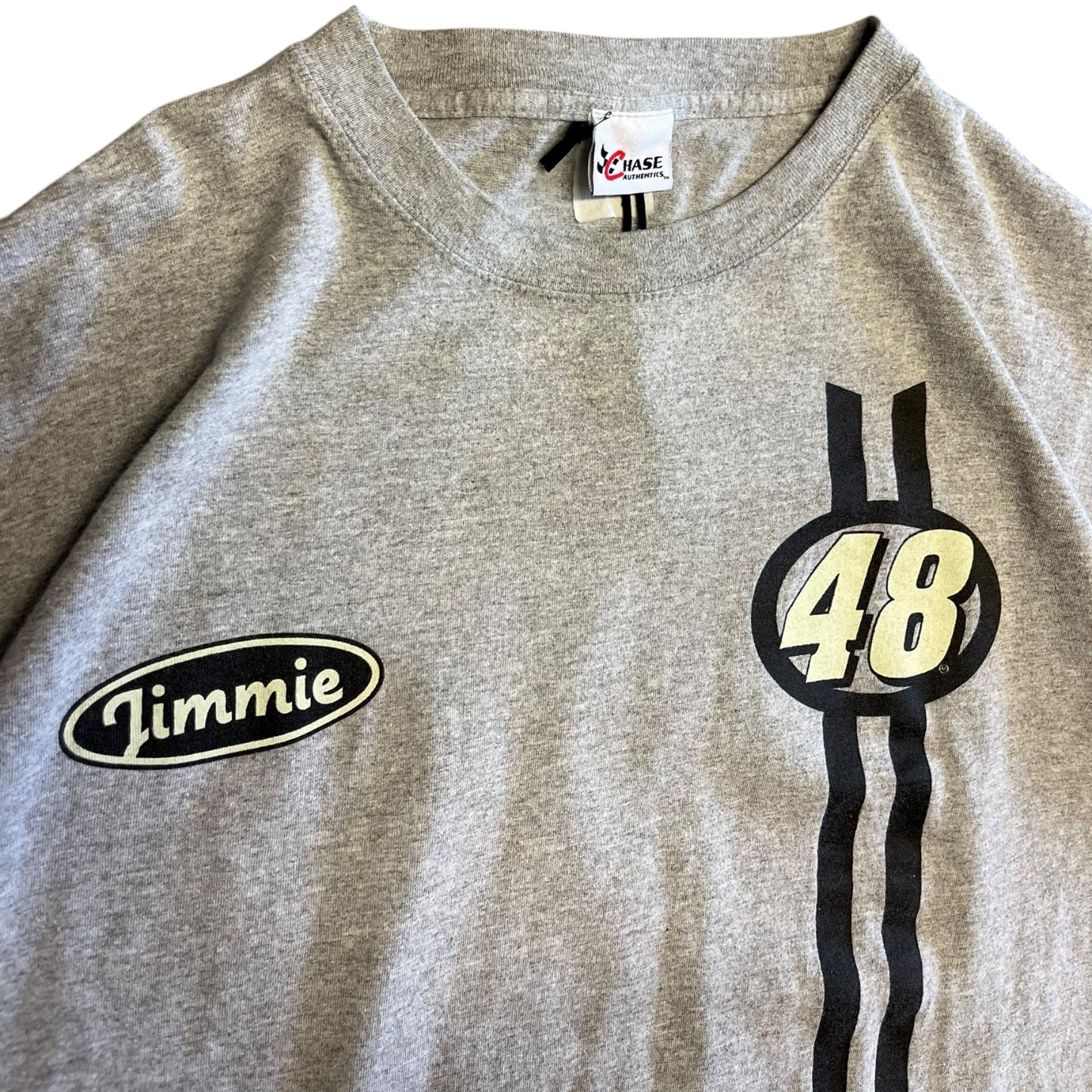 Y2K Chase Jimmie Johnson Grey T Shirt