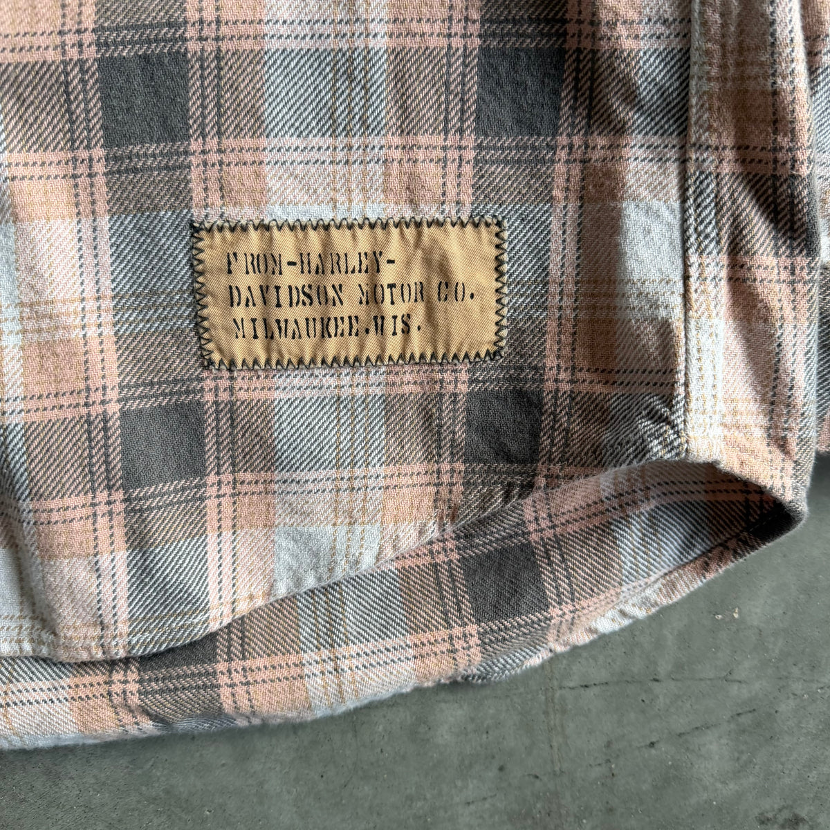 Harley Davidson Flannel Hoodie
