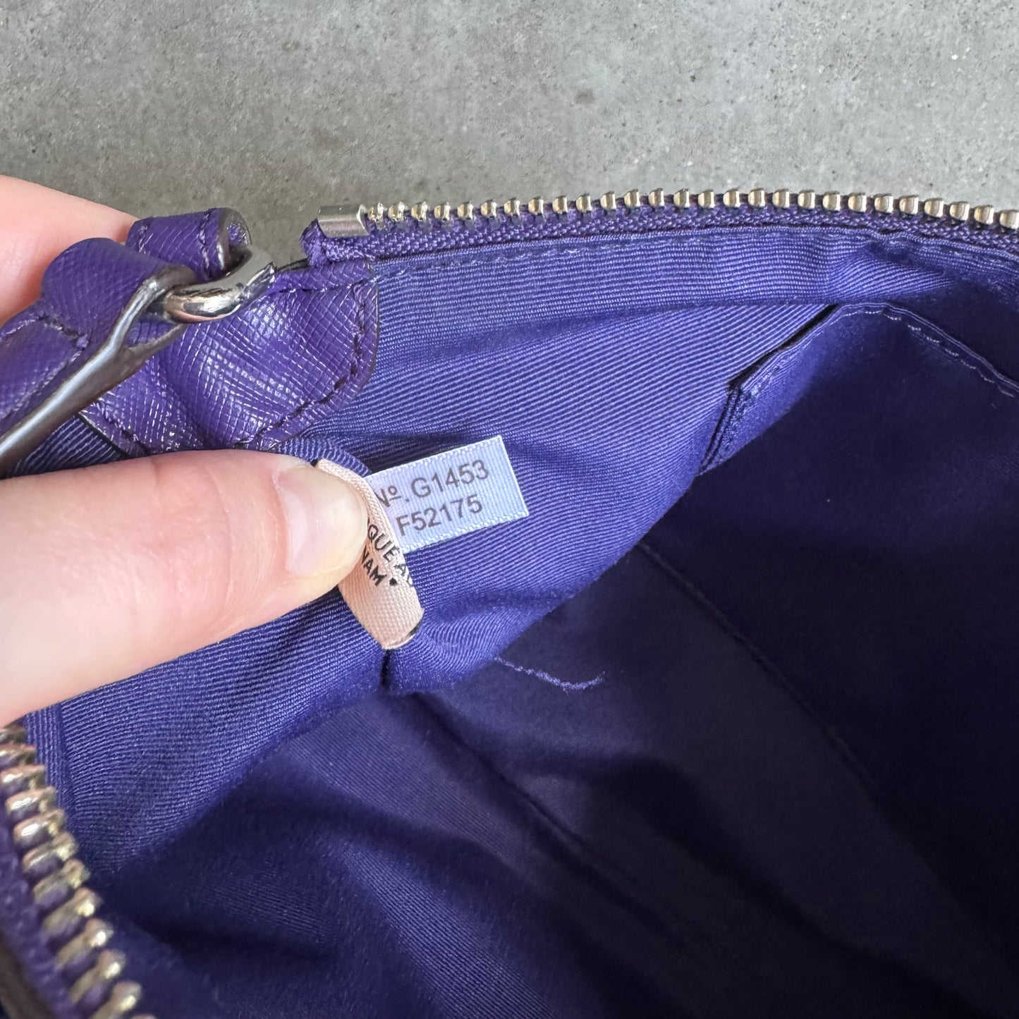 Coach Peyton Signature Crossbody Crossbody Purple