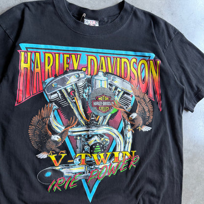 Vintage Jamaica Harley Davidson V-Twin Engine ‘Irie Power’ Tee