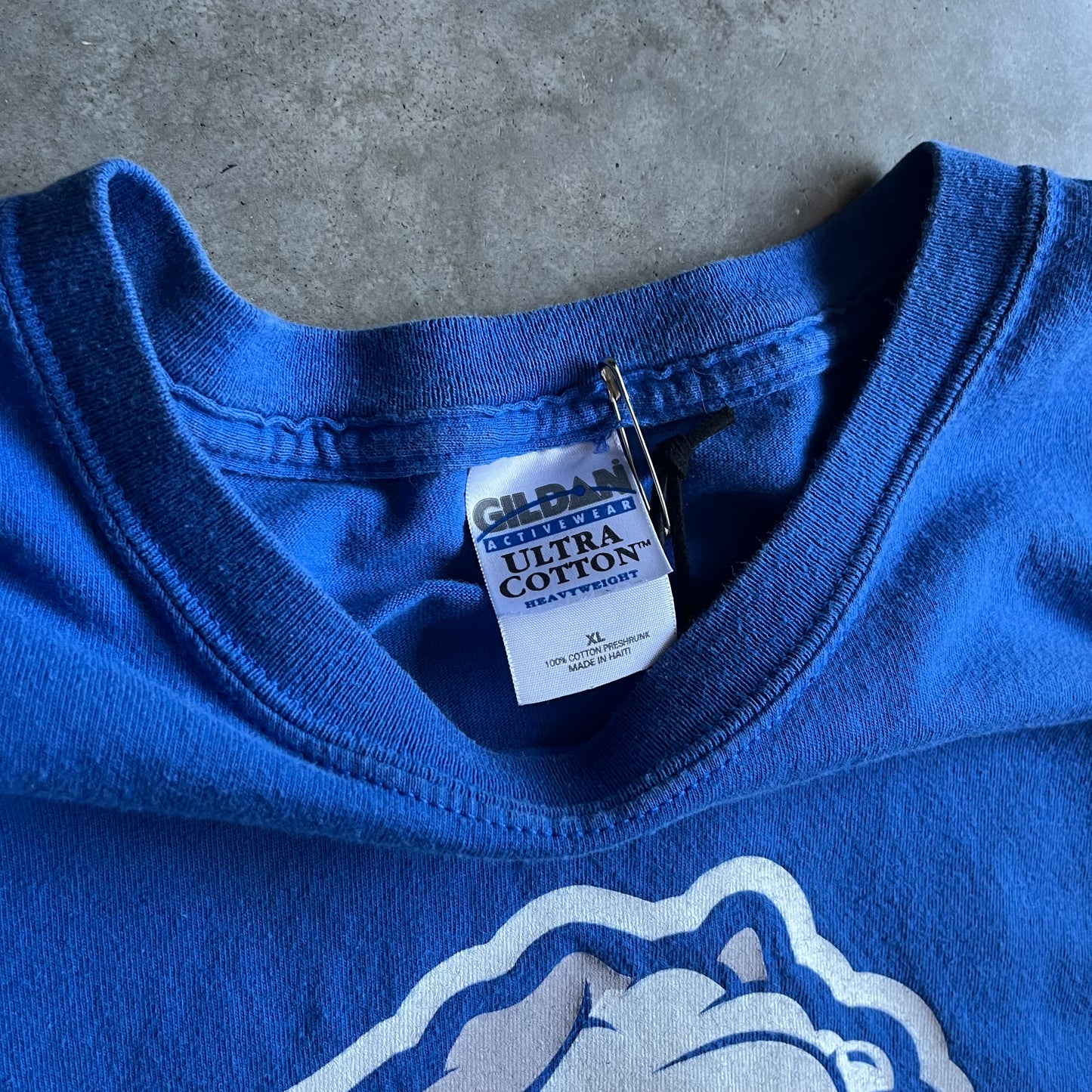 Y2K Drake Bulldogs Mascot & Logo “Go Bulldogs” Tee