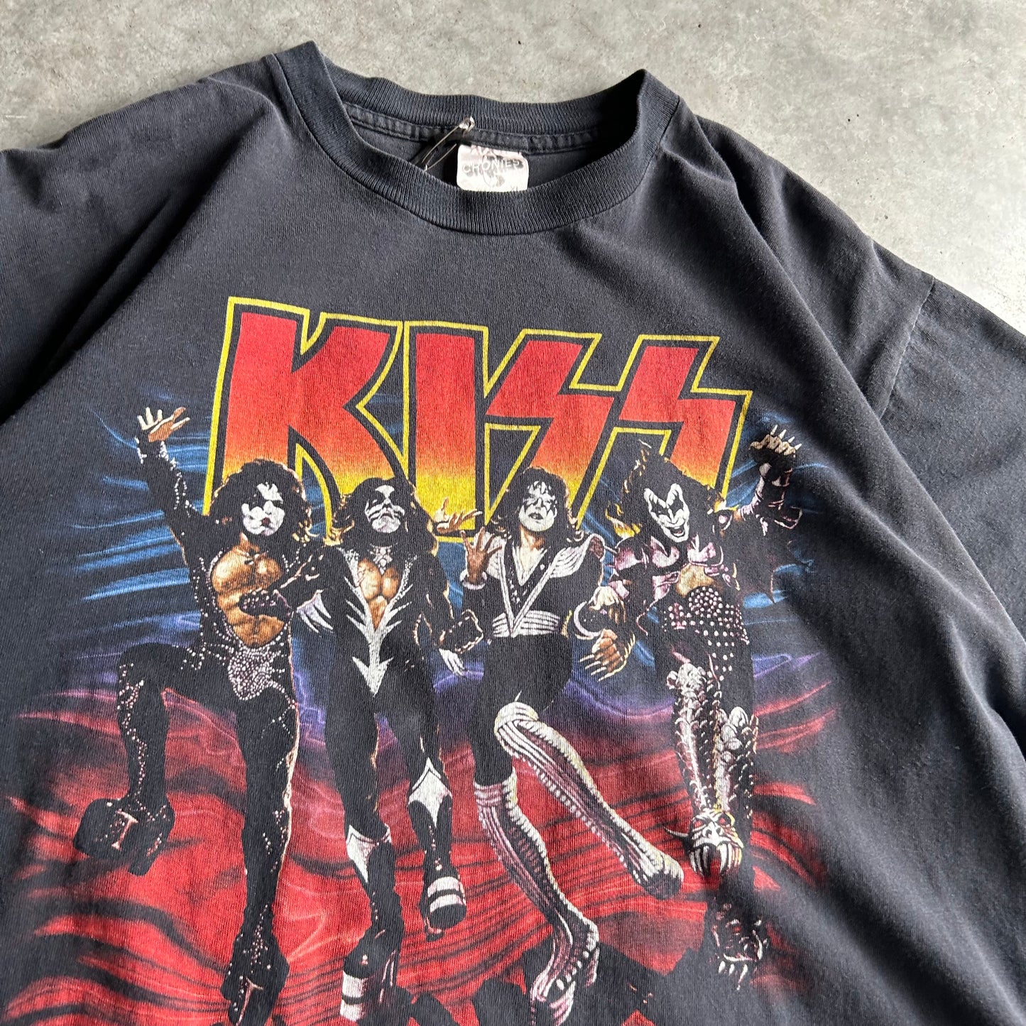 Vintage KISS 20 Years Of Destruction Tour T Shirt