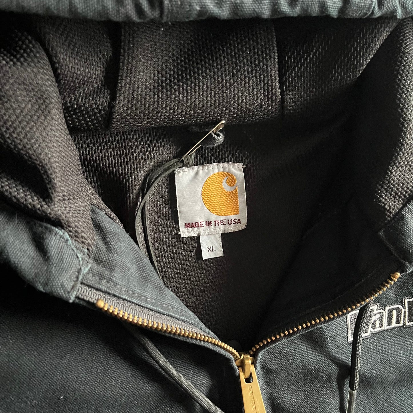 Carhartt ‘J131 BLK’ Black Van Wall Jacket