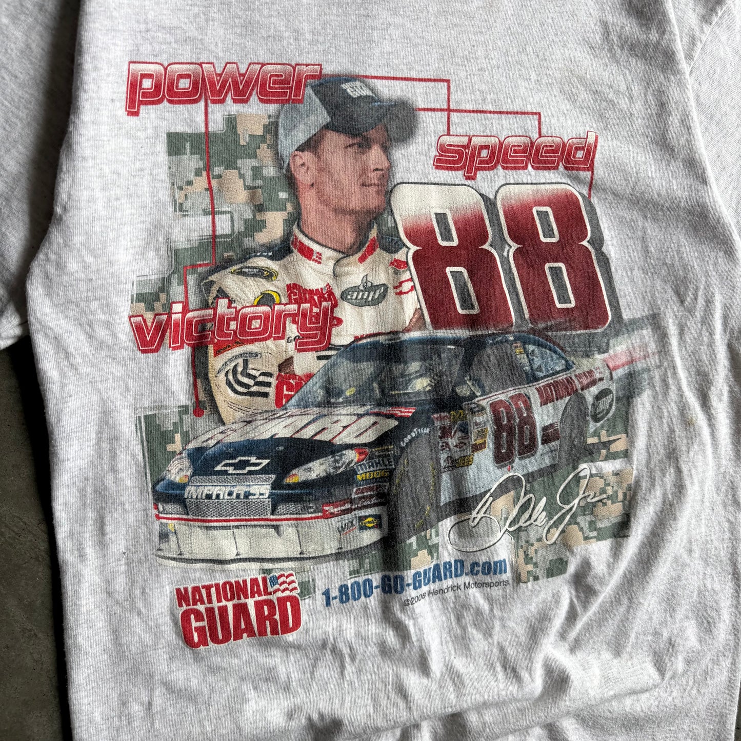 Y2K Dale Earnhardt Jr. #88 National Guard Tee