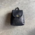 Coach Vintage Black Leather Daypack