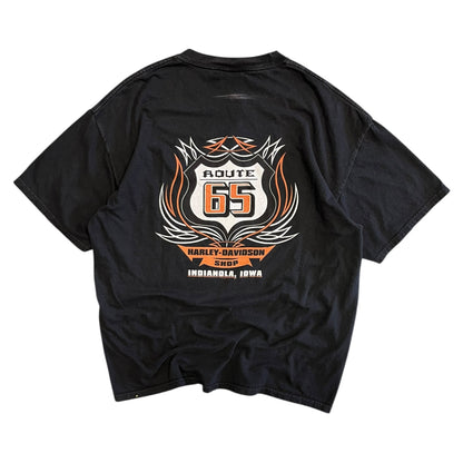 Y2K Harley Davidson Spark Plug Girl Tee