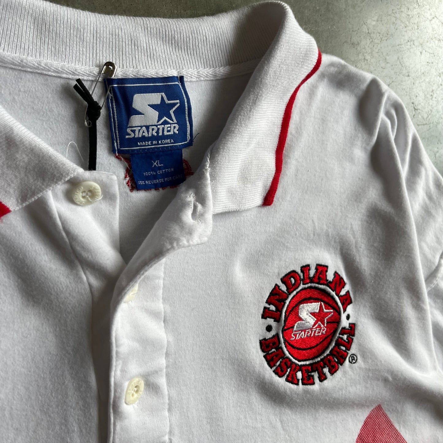 Vintage Indiana Basketball Starter Polo Shirt