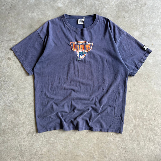 Vintage Starter Miami Dolphins Embroidery Logo Tee