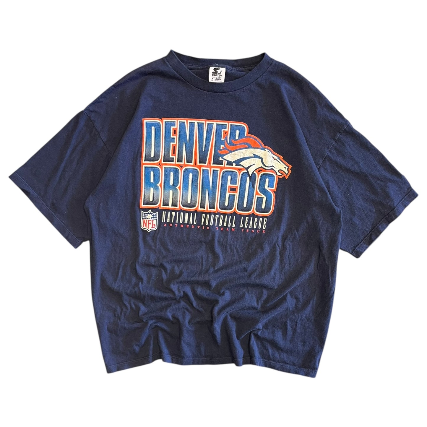 Vintage Navy Denver Broncos NFL Tee