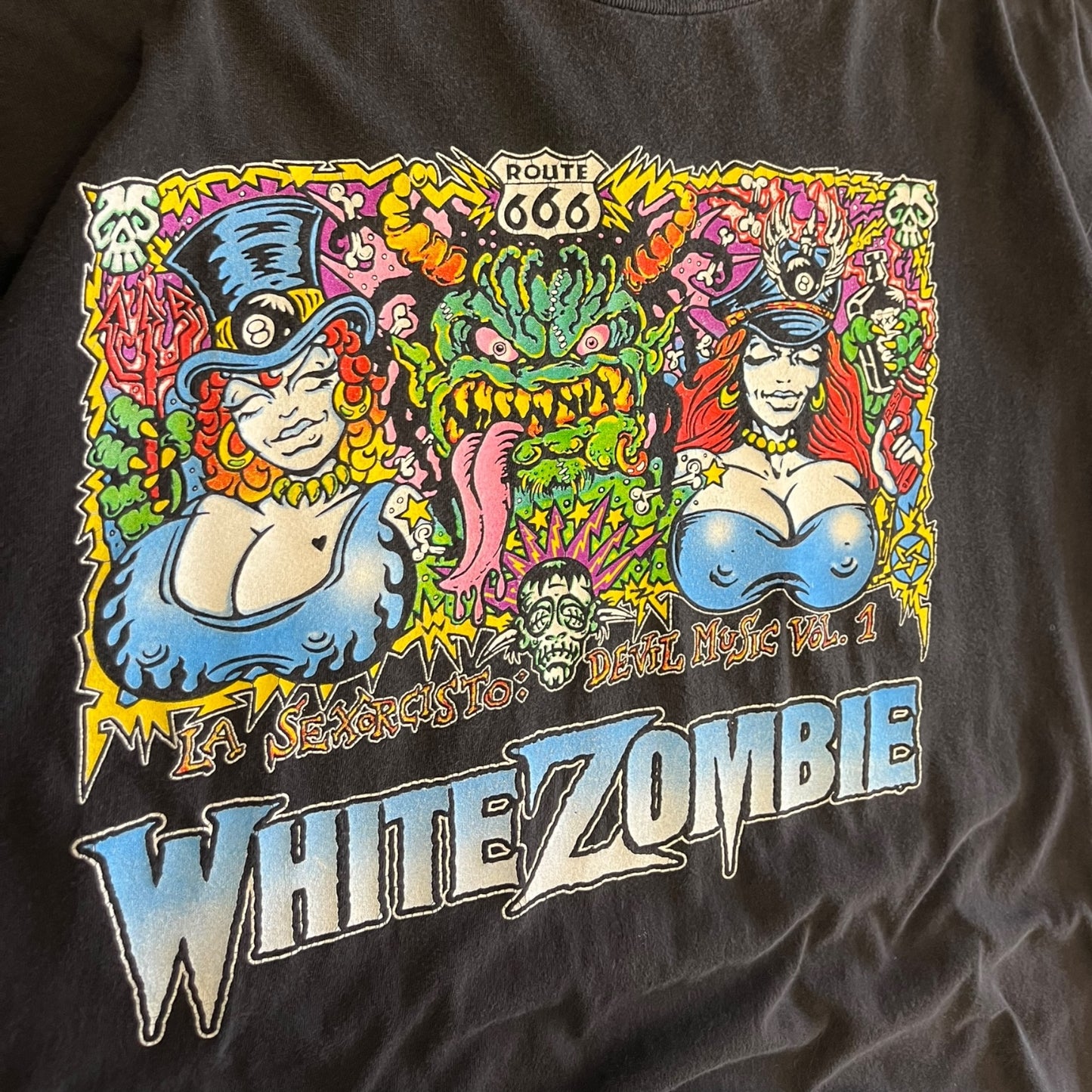 Vintage White Zombie LA Sexorcisto Band T Shirt