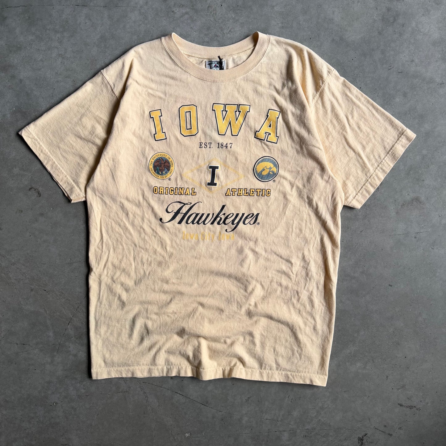 Y2K Iowa Hawkeyes Original Athletic Logos Tee