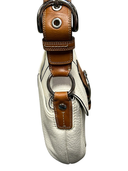 2008 Coach F13105 Hampton Soho Satchel In Ivory
