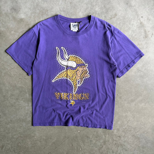 Vintage Lee Minnesota Vikings Football Texture Tee