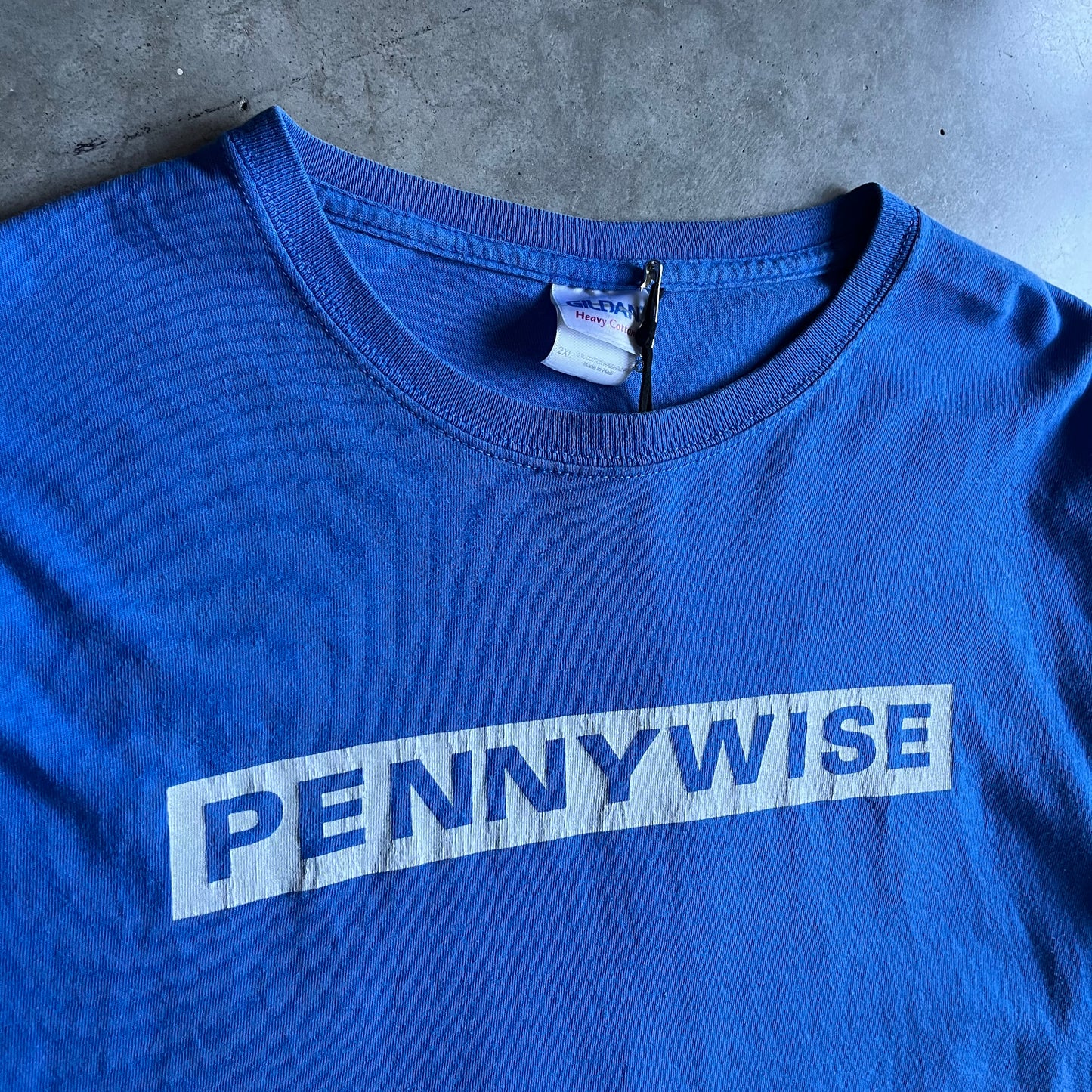 Y2K Pennywise Spell-Out & Back Logo Band Tee