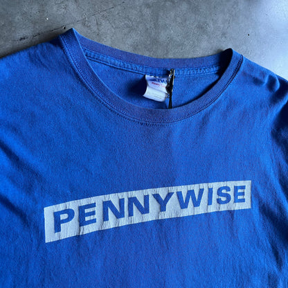Y2K Pennywise Spell-Out & Back Logo Band Tee