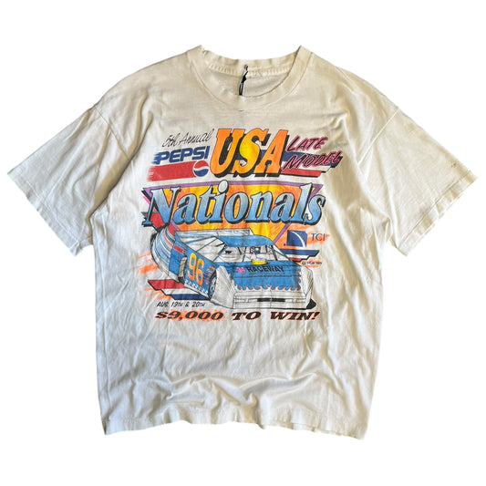 Vintage 1996 NHRA Pepsi U.S. Nationals Drag Racing Tee